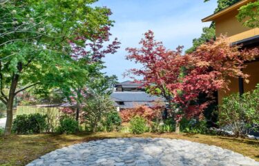 箱根翠松園の庭園