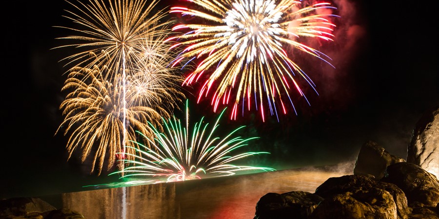 乃の風リゾート・天空露天・花火