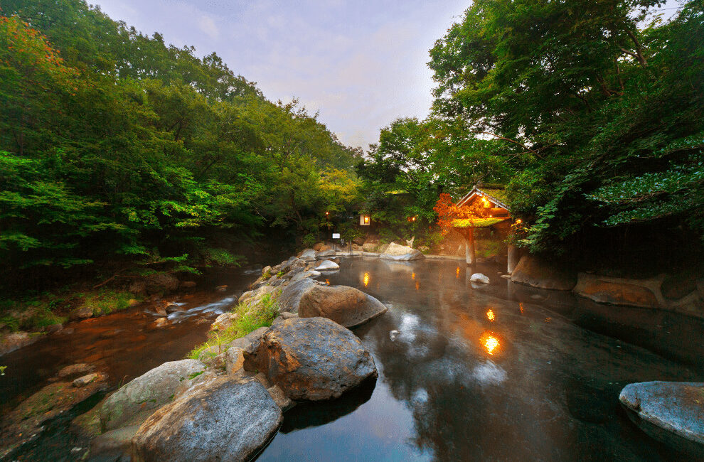 山みず木の露天風呂