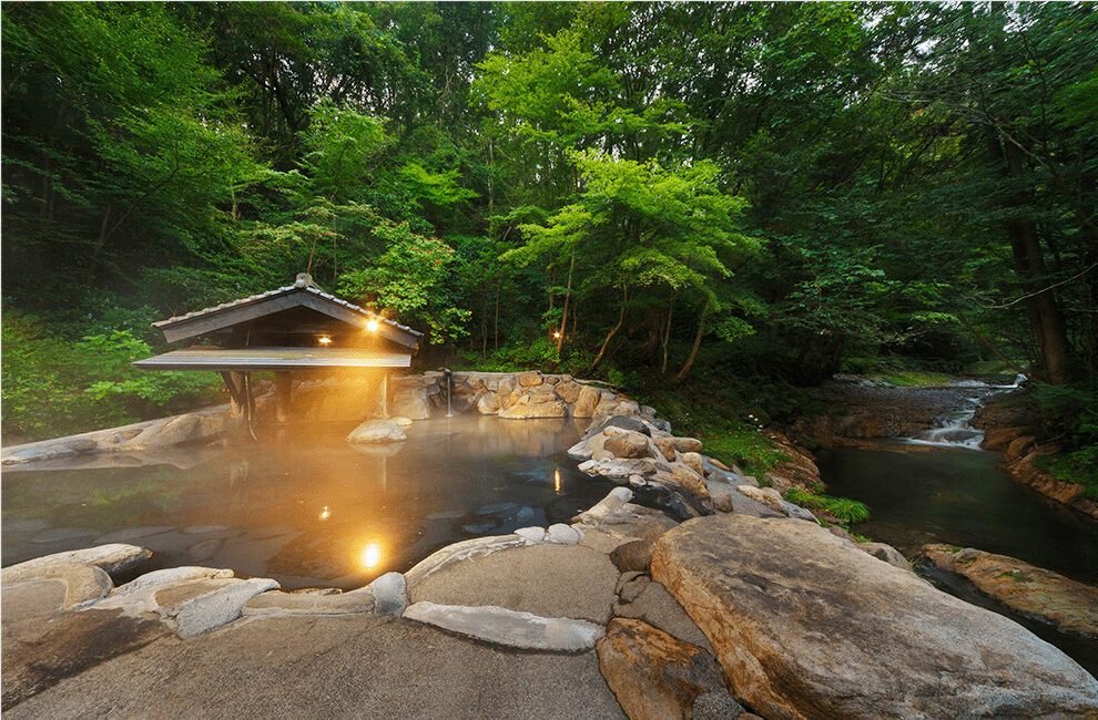 山みず木の露天風呂森の湯