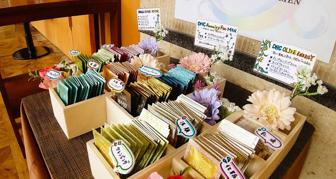 ホテル椿館のアメニティ